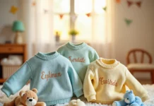 10 Adorable Baby Sweaters with Names for Boys