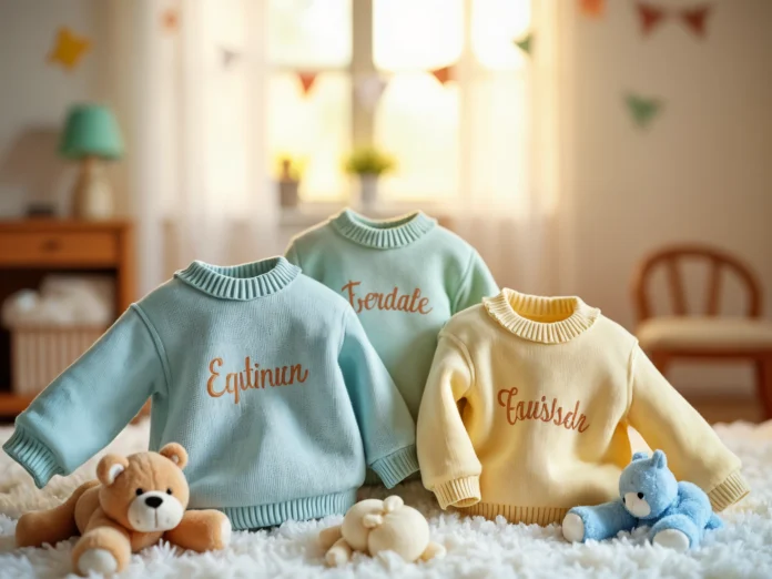 10 Adorable Baby Sweaters with Names for Boys