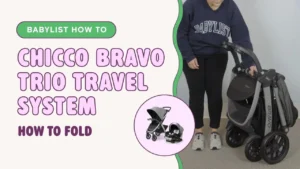 How to Fold Chicco Stroller