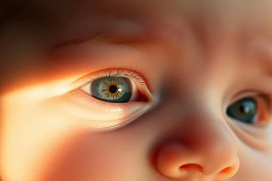 Why are babies born with blue eyes then change