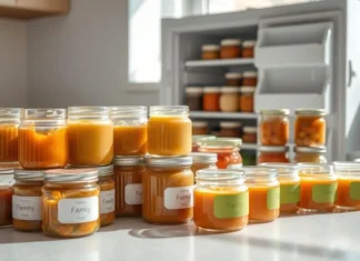 how to store homemade baby food in freezer