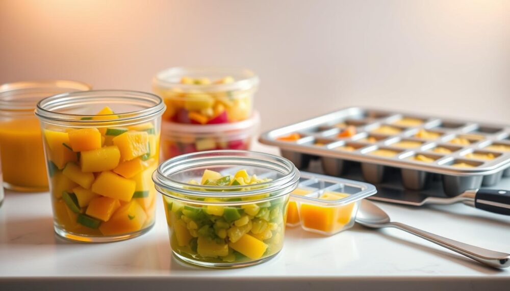 how long can baby food be frozen