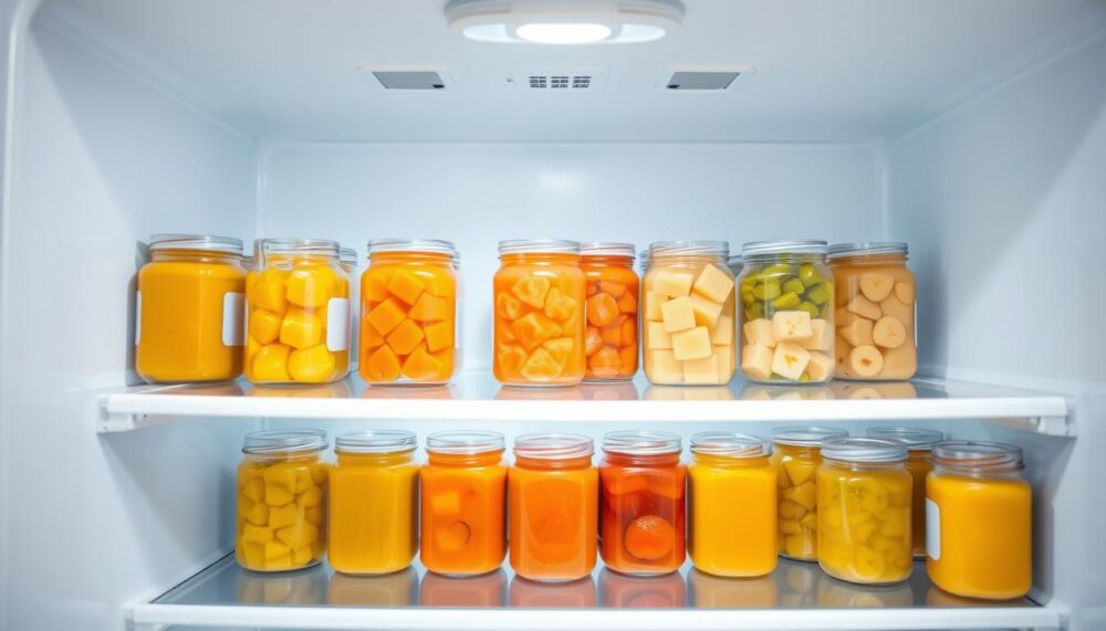 how long can baby food be frozen
