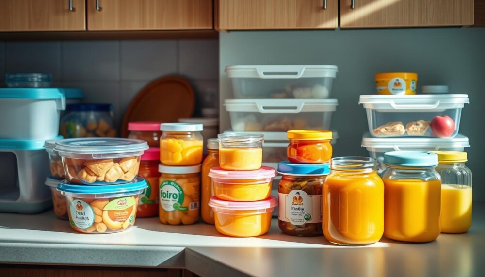 how long can baby food be frozen