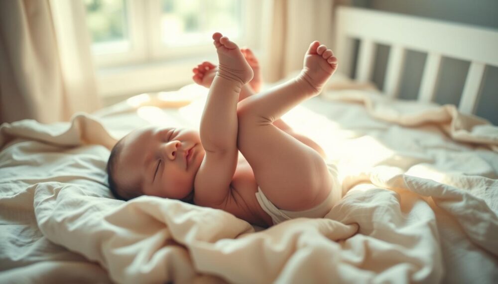 why do babies sleep with their butt in the air