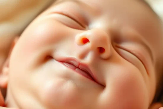 why do babies smile in their sleep