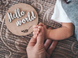 wooden baby name signs